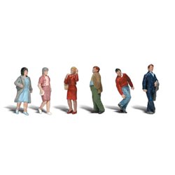 People Walking - N scale ( pieces)