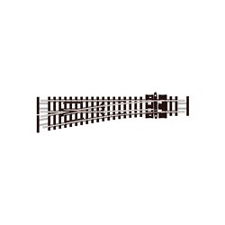 N Gauge Code 55 Electrofrog Turnout, Small Radius, Left Hand