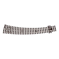 HOm Curved Turnout, Large Radius, Right Hand