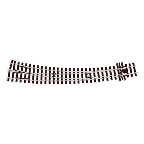 HOm Curved Turnout, Large Radius, Right Hand