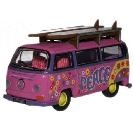 VW MINIBUS FLOWER POWER