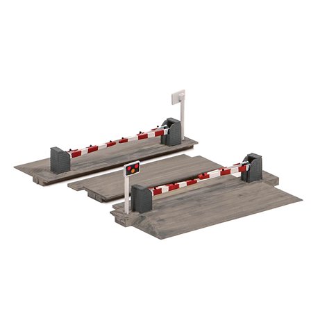Level Crossing with Barriers