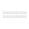GWR Station Fencing White - 680mm