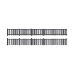 GWR Station Fencing Black - 680mm