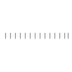GWR Lineside wire Fencing, (36 posts with wire)