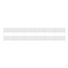 Lineside Fencing, LMS Style, white. 860mm