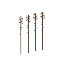 Telegraph Poles (16 per pack)