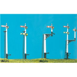 GWR Square Post (4 Signals inc. Jcn/Brackets)