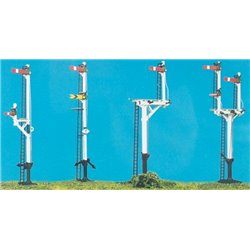 LMS Round Post (4 Signals inc. Jcn/Brackets)