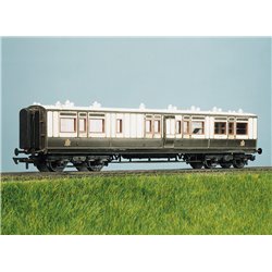LMS (ex LNWR) Arc Roof Corridor Brake