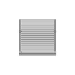 OO/HO 'Grand Junction' 4 x Plain Boarded End Panels