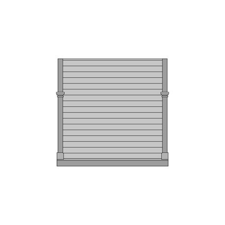 OO/HO 'Grand Junction' 4 x Plain Boarded End Panels