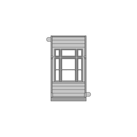 OO/HO 'Grand Junction' 4 x Window Panels