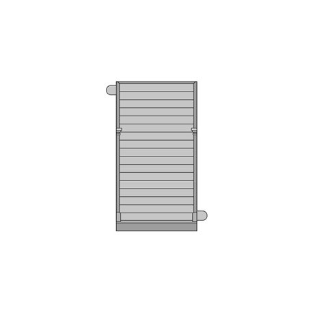 OO/HO 'Grand Junction' 4 x Plain Boarded Panels