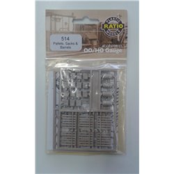 Pack of Assorted Pallets, Sacks & Barrels