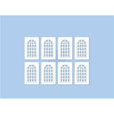 Industrial Windows, white (8)