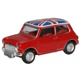 Austin Mini Car Tartan Red/Union Flag