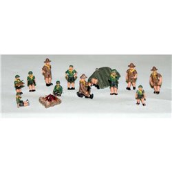 Cub Scouts on Camp - Unpainted