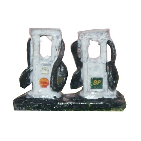 2 x Modern Petrol Pumps (incl artwork ) (N scale 1/148th)