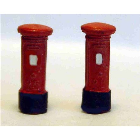 Painted Pillar Boxes x 2