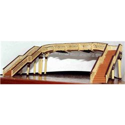 Lattice footbridge - Unpainted