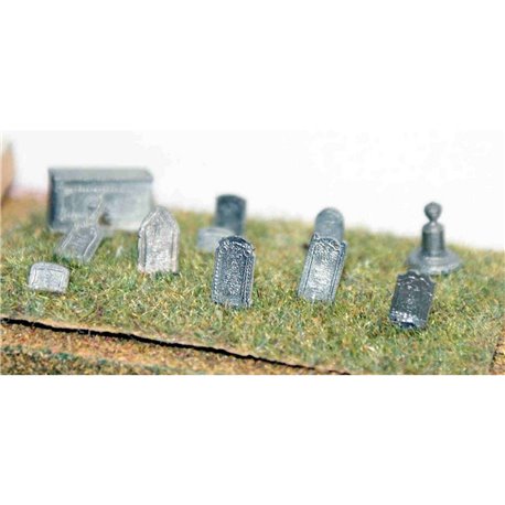 Grave & Tombstones - Assorted - Unpainted