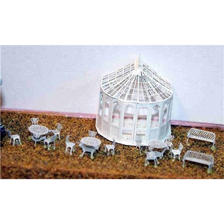 Conservatory, chairs & tables - Unpainted