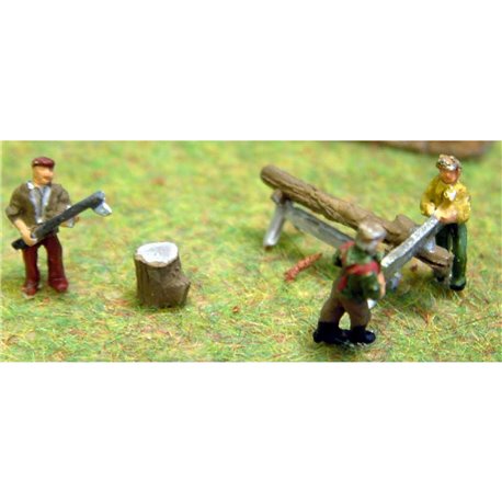 Forresters and Wood Cutting - Unpainted