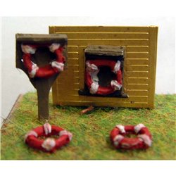 Lifebelts & Stands - Unpainted