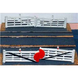 2 pairs Crossing Gates - Unpainted