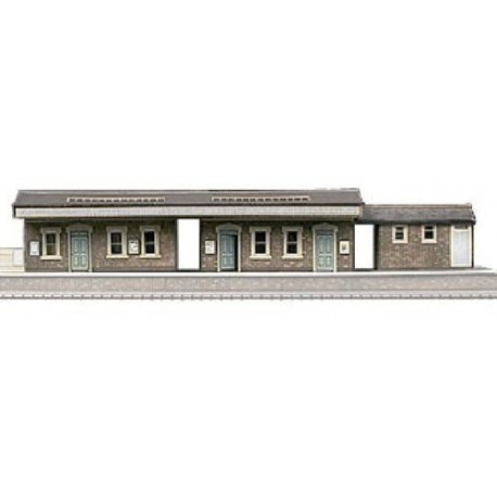 Island Platform Building H: 62mm (345 x 86mm)- Card Kit