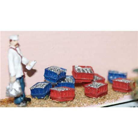 Milkman with milk crates - Unpainted