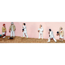 Painted Lawn Bowls (OO Scale1/76th)