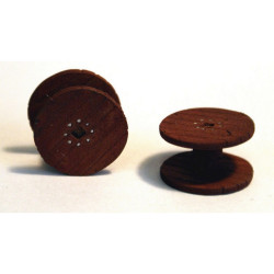 2 x Large Empty Cable Drums. - Unpainted