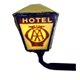 Illuminated 'AA or RAC Hotel' Sign - Unpainted
