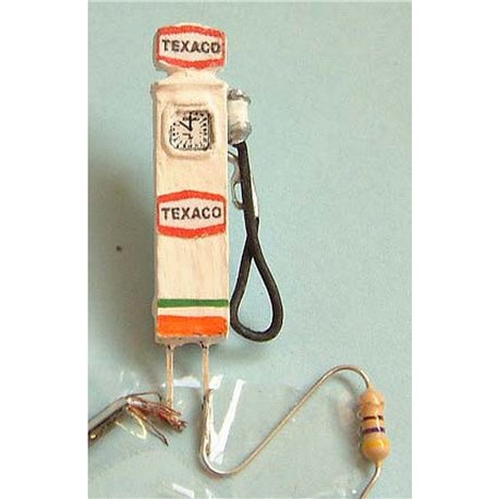 Illuminated Petrol Pumps 'Esso, Texaco, Shell or BP' - Unpainted