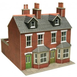 Brick terraced houses