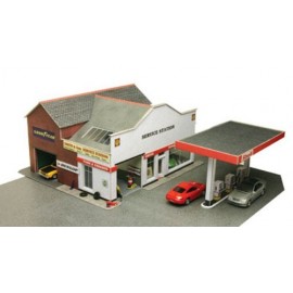 Service station - oo/ho model kit