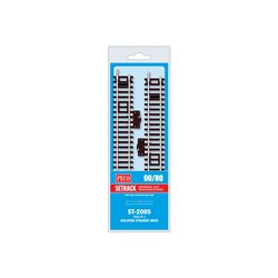 Isolating Standard Straight & Switch, 168mm (6⅝in) long - pack of 2