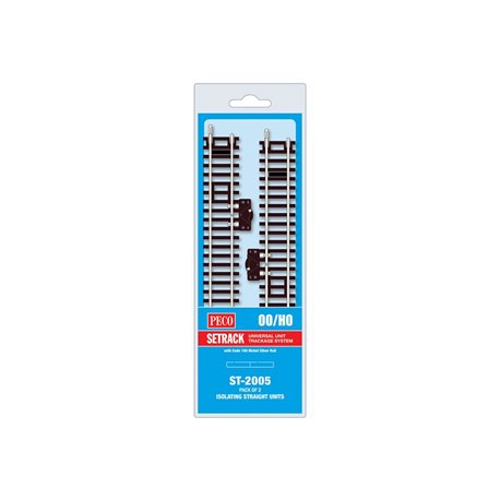 Isolating Standard Straight & Switch, 168mm (6⅝in) long - pack of 2