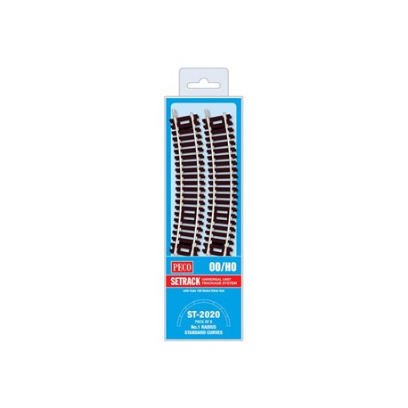 No.1 Radius Standard Curve, 371mm (14⅝in) radius - pack of 8