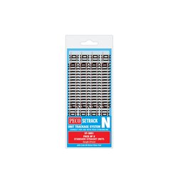 PECO Setrack N Gauge Code 80 - Standard Straight 87mm (pack of 8)