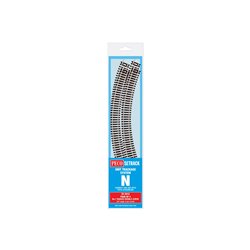 PECO Setrack N Gauge Code 80 - No.1 Rad Double Curve 228mm (pack of 4)