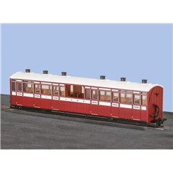 Lynton and Barnstaple Railway Centre Observation Coach L&B Livery No 7