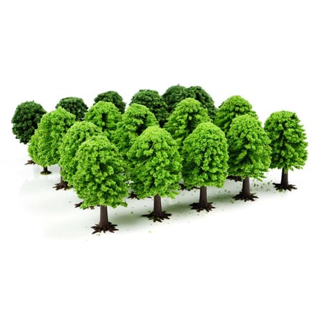 25 decideous trees