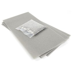 Ballasted Underlay - OO Scale Grey Point & Crossing Kit