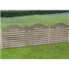 Wooden Fencing with Lattice Top Laser Cut Kit