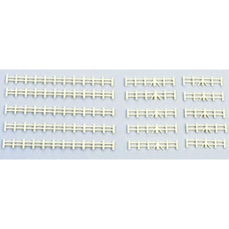Farm Rail Fencing White