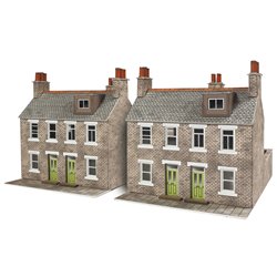 Two Stone Built Terraced Houses - Card Kit