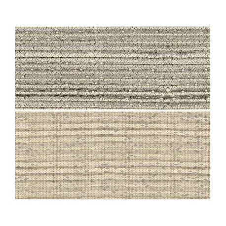 8 x A4 Stone Walling Sheets (Two Types of Stone)
